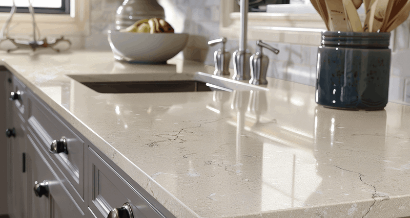 polishing quartz countertops