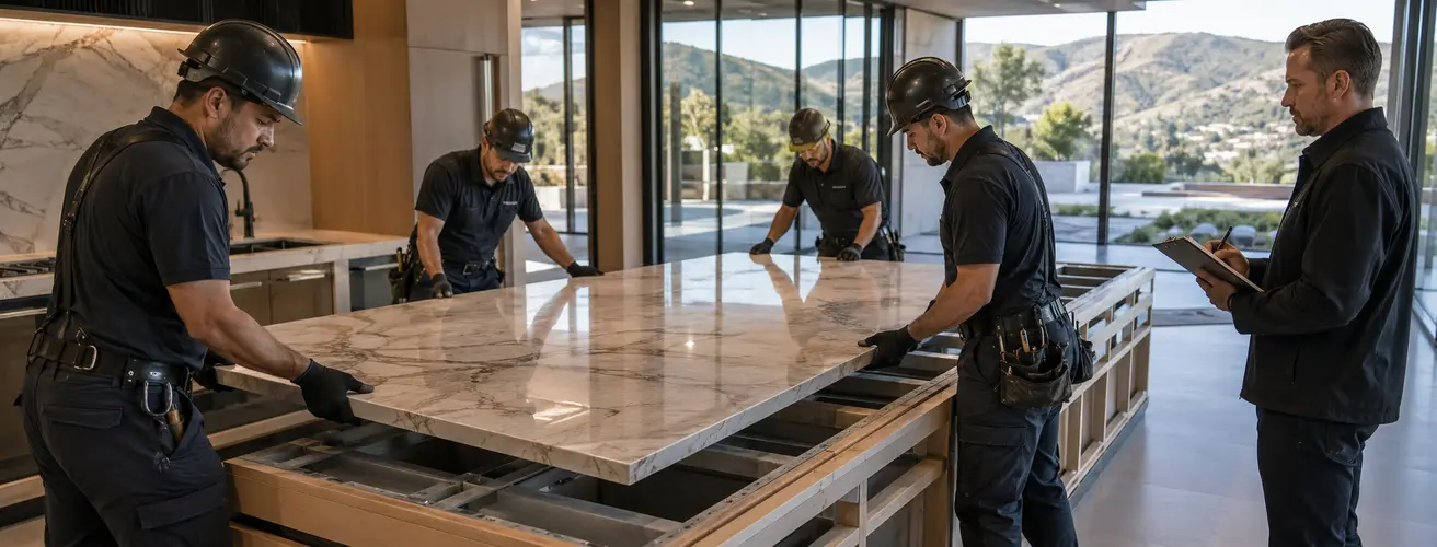 Certified stone and tile installation with on-site project management in Thousand Oaks